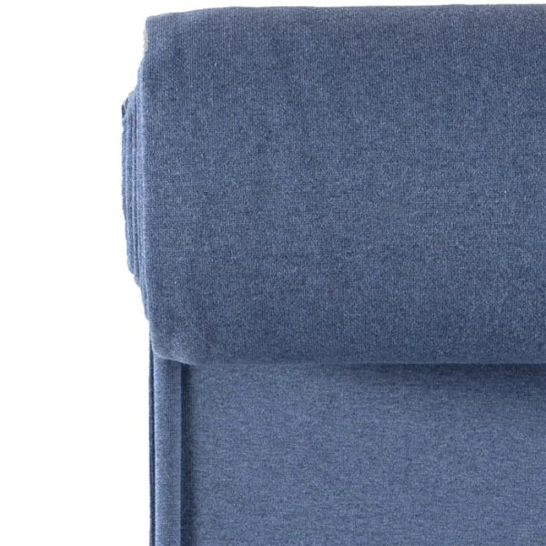 Bündchen Jeans blau meliert